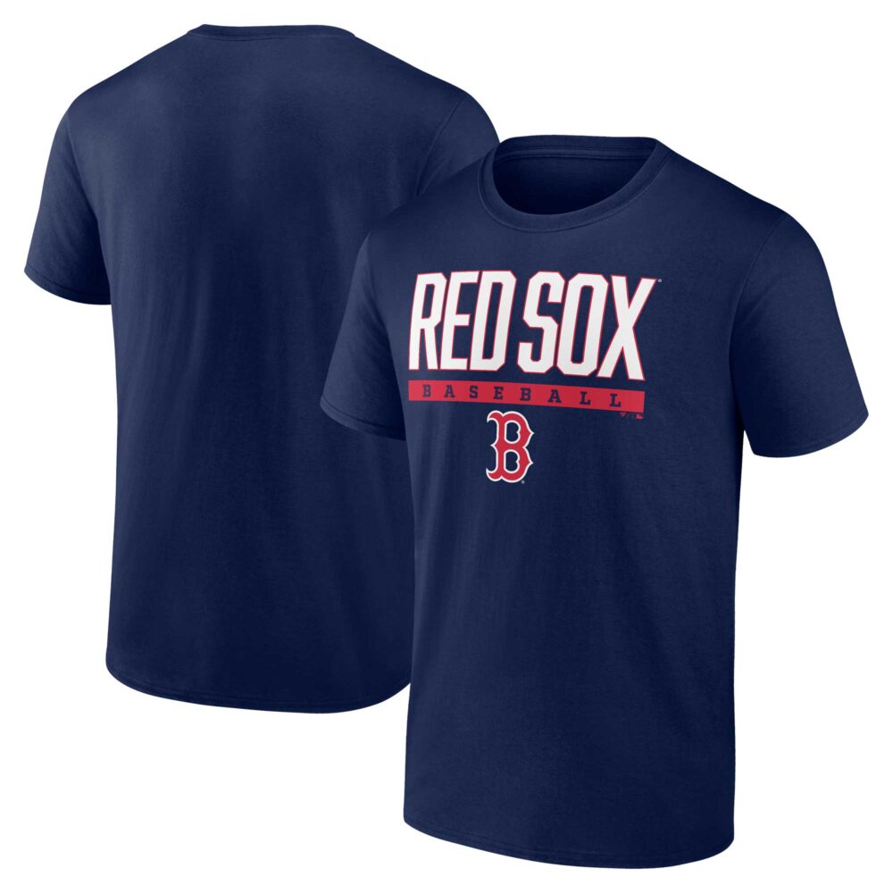 Men's Boston Red Sox  Branded Navy Power Hit T-Shirt