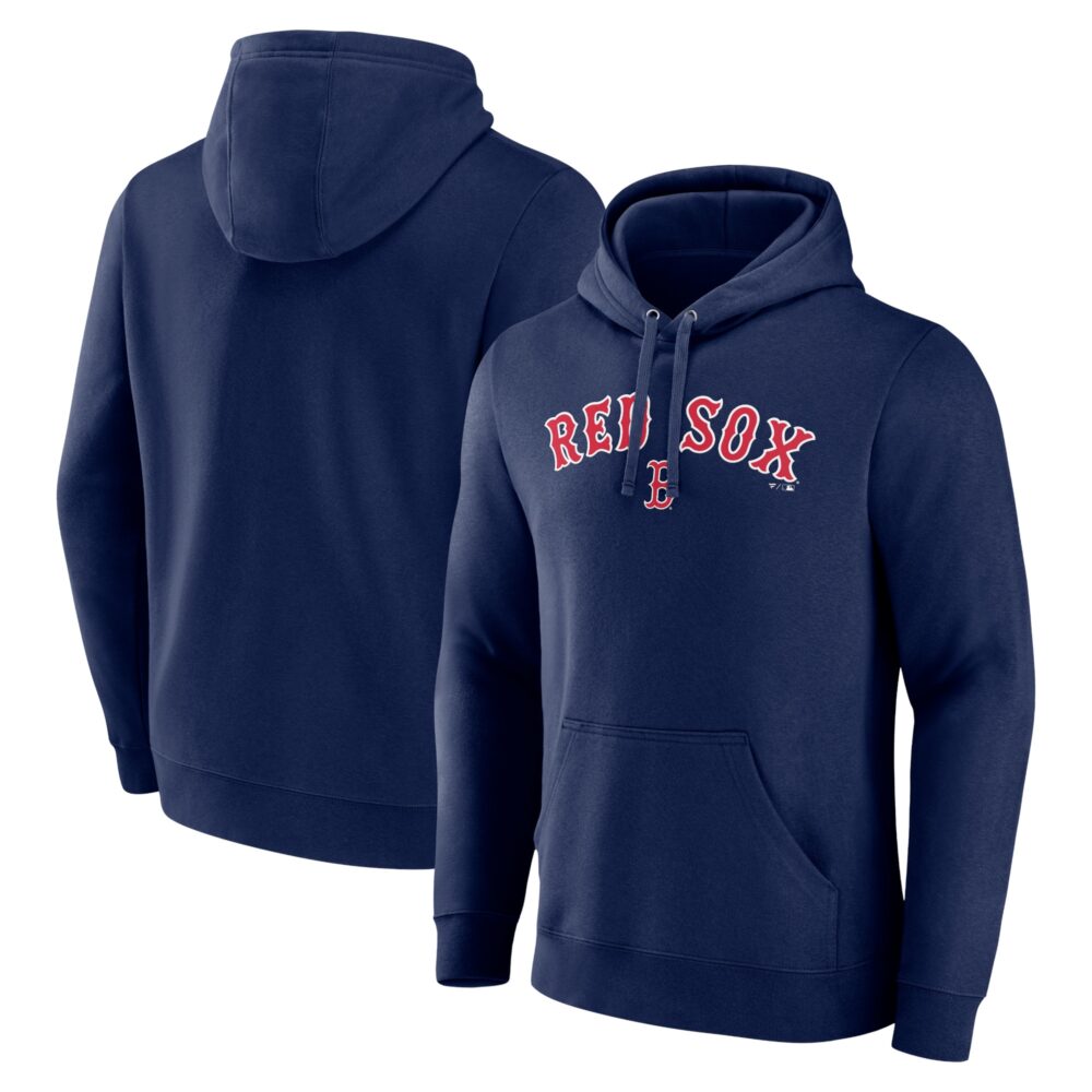 Men's Boston Red Sox  Branded Navy Series Sweep Pullover Hoodie