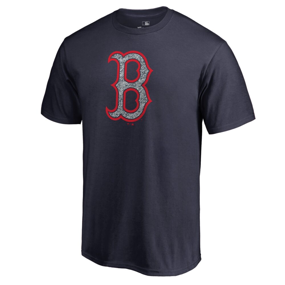 Men's Boston Red Sox  Branded Navy Static Logo T-Shirt