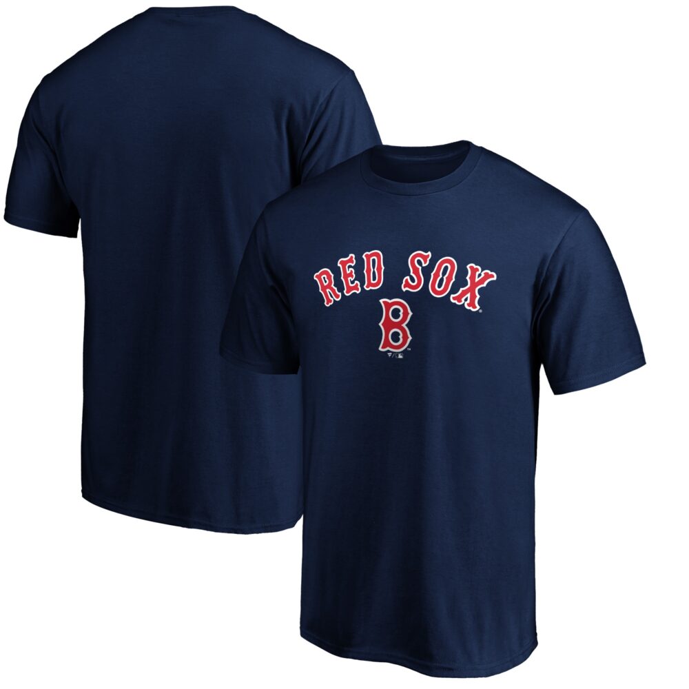 Men's Boston Red Sox  Branded Navy Team Cooperstown Collection Wahconah T-Shirt