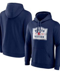 Men's Boston Red Sox  Branded Navy Welcome Sign Pullover Hoodie