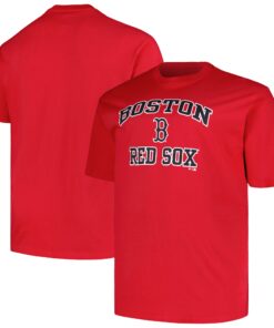 Men's Boston Red Sox  Branded Red Big & Tall Heart T-Shirt