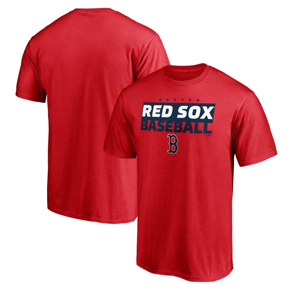 Men's Boston Red Sox  Branded Red Gain Ground T-Shirt