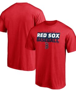 Men's Boston Red Sox  Branded Red Gain Ground T-Shirt