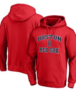 Men's Boston Red Sox  Branded Red Heart & Soul Pullover Hoodie