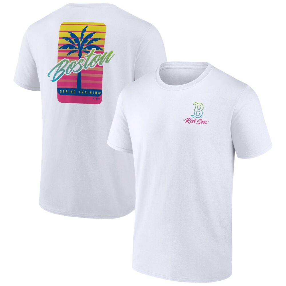 Men's Boston Red Sox  Branded White Spring Break T-Shirt