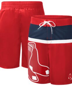 Men's Boston Red Sox G-III Sports by Carl Banks Red Sea Wind Swim Shorts