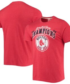 Men's Boston Red Sox Homage Red 2004 World Series Champions Tri-Blend T-Shirt