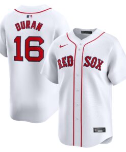 Men's Boston Red Sox Jarren Duran Nike White Home Limited Player Jersey