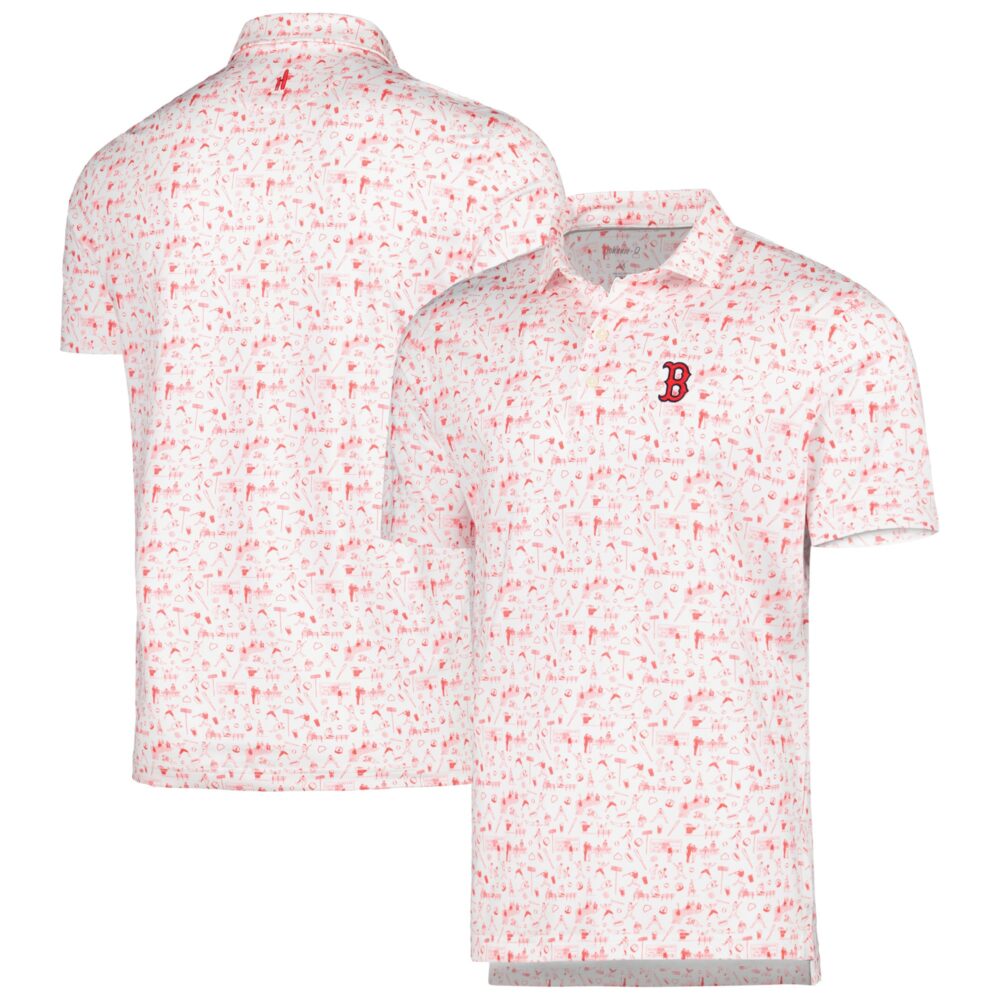 Men's Boston Red Sox johnnie-O White Ballpark Polo