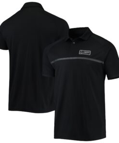 Men's Boston Red Sox Levelwear Black Sector Raglan Polo