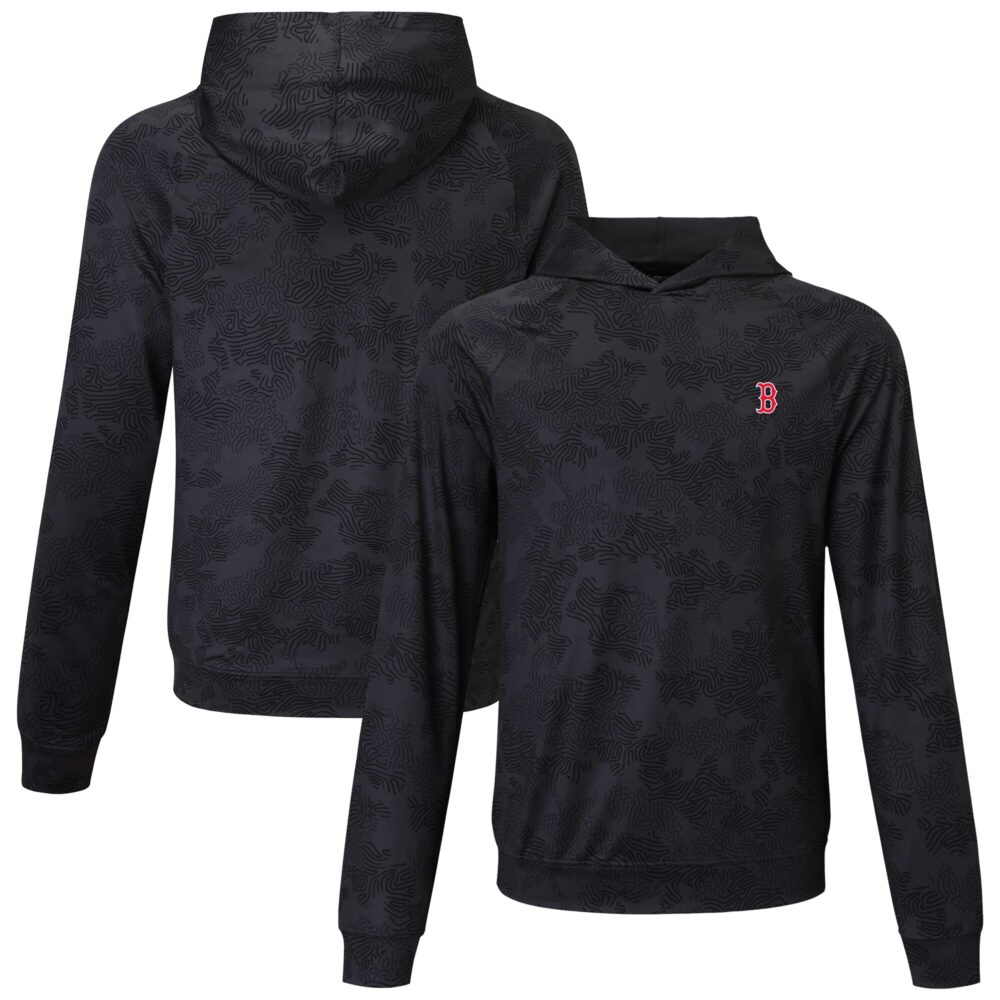 Men's Boston Red Sox Levelwear Charcoal Blender Insignia Hoodie