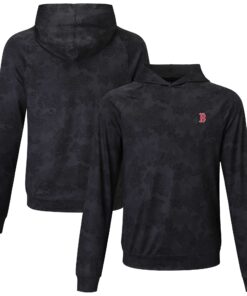 Men's Boston Red Sox Levelwear Charcoal Blender Insignia Hoodie