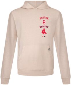 Men's Boston Red Sox Levelwear Cream Base Line Pullover Hoodie