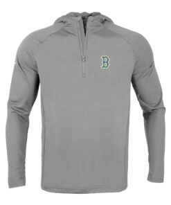Men's Boston Red Sox  Levelwear Gray City Connect Zander Insignia Core Quarter-Zip Pullover Top