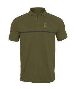 Men's Boston Red Sox  Levelwear Green Sector Core Polo