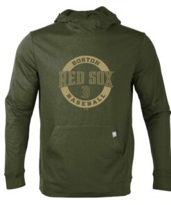 Men's Boston Red Sox  Levelwear Green Thrive Pullover Hoodie