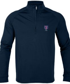 Men's Boston Red Sox Levelwear Navy 2024 Spring Training Calibre Raglan Quarter-Zip Top