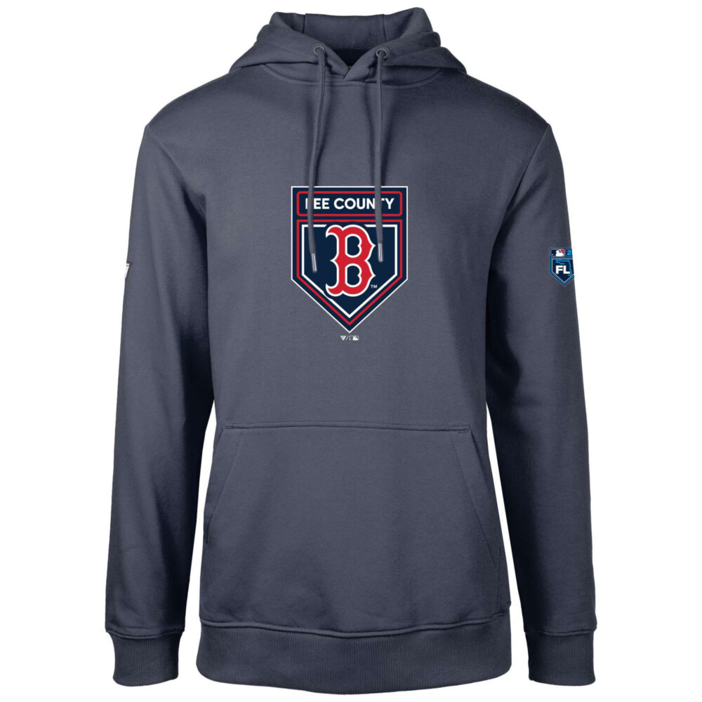 Men's Boston Red Sox Levelwear Navy 2024 Spring Training Podium Fleece Pullover Hoodie