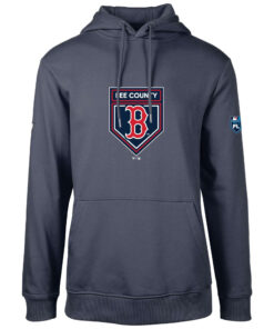 Men's Boston Red Sox Levelwear Navy 2024 Spring Training Podium Fleece Pullover Hoodie