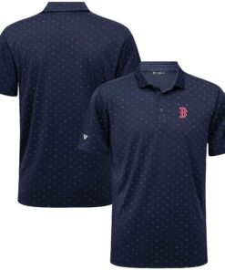 Men's Boston Red Sox Levelwear Navy Detect Insignia Polo
