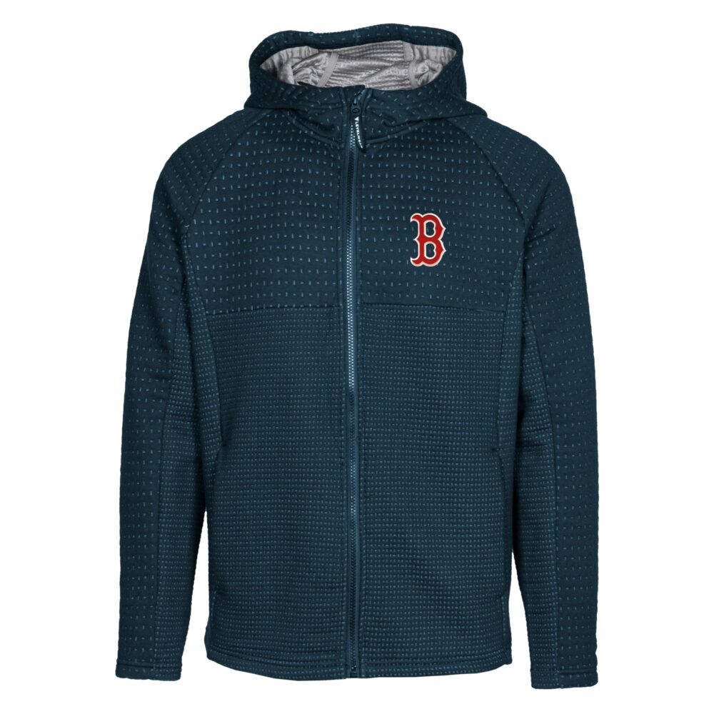 Men's Boston Red Sox Levelwear Navy Durham Full-Zip Hoodie