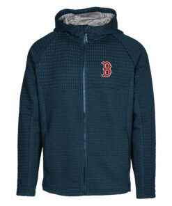 Men's Boston Red Sox Levelwear Navy Durham Full-Zip Hoodie
