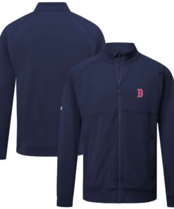 Men's Boston Red Sox Levelwear Navy Form Insignia Full-Zip Jacket