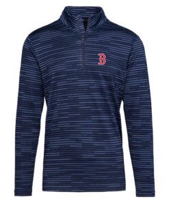 Men's Boston Red Sox  Levelwear Navy Gear Insignia 2.0 Quarter-Zip Pullover Top