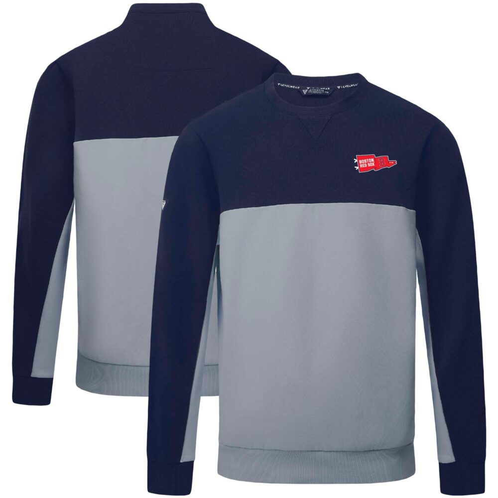 Men's Boston Red Sox  Levelwear Navy  Legacy Rafters Pullover Sweatshirt