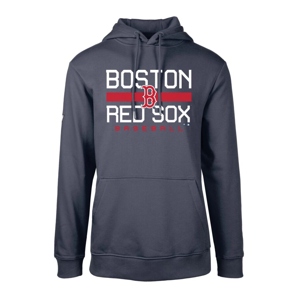 Men's Boston Red Sox Levelwear Navy Podium Dugout Fleece Hoodie