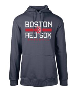 Men's Boston Red Sox Levelwear Navy Podium Dugout Fleece Hoodie