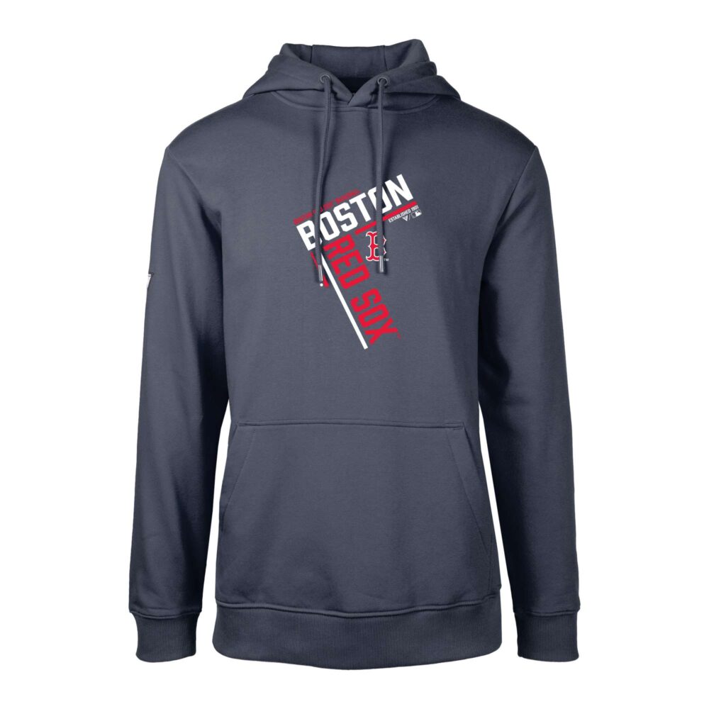 Men's Boston Red Sox Levelwear Navy Podium Segment Pullover Hoodie