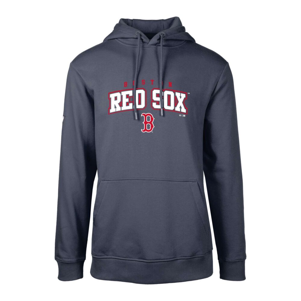 Men's Boston Red Sox  Levelwear Navy Podium Team Arch Pullover Hoodie