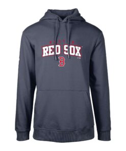 Men's Boston Red Sox  Levelwear Navy Podium Team Arch Pullover Hoodie
