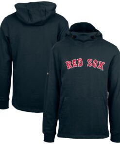 Men's Boston Red Sox Levelwear Navy Shift Sportswear Core Logo Pullover Hoodie
