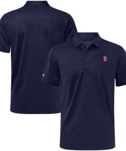 Men's Boston Red Sox Levelwear Navy System Insignia Polo