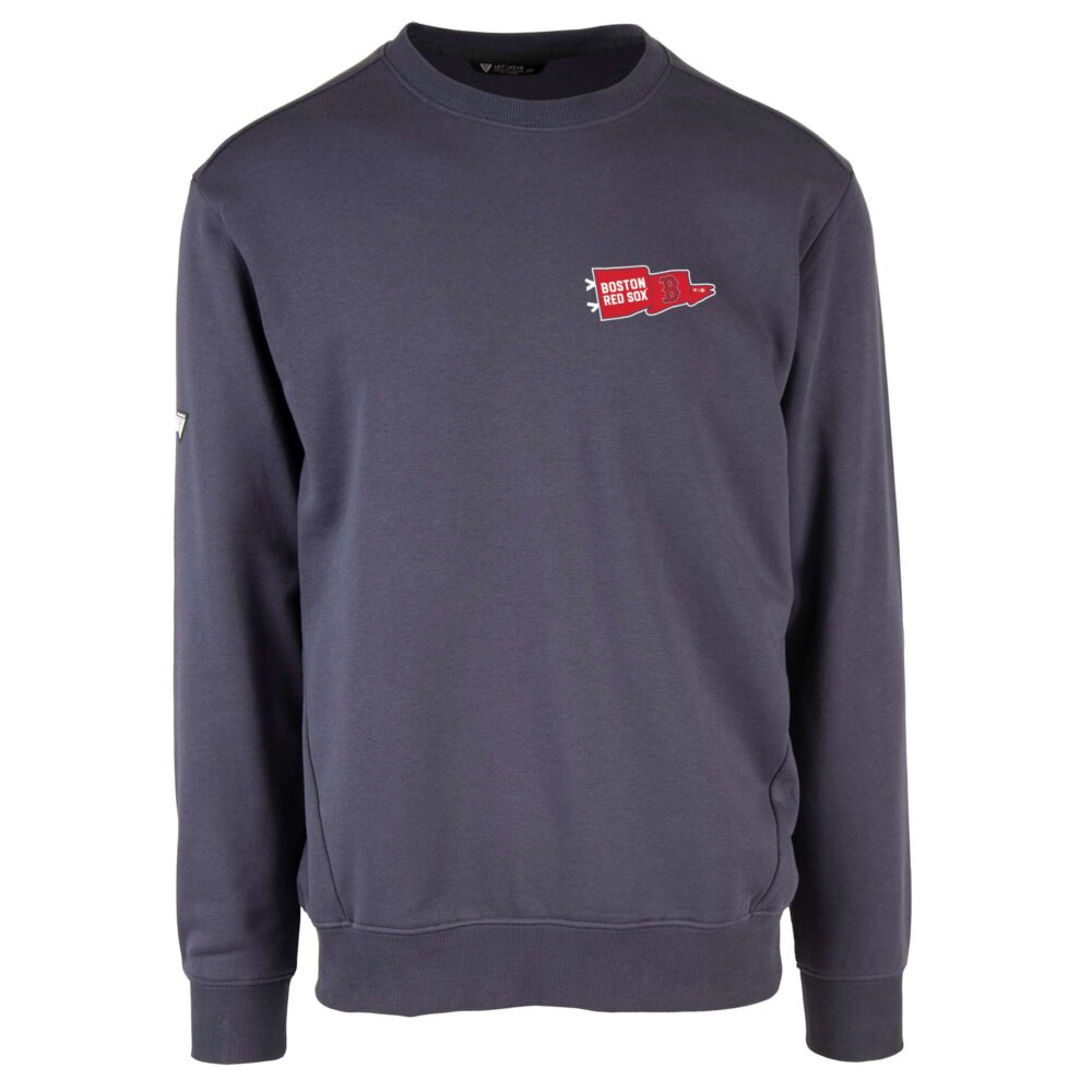 Men's Boston Red Sox  Levelwear Navy  Zane Rafters Pullover Sweatshirt