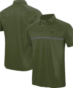 Men's Boston Red Sox Levelwear Olive Sector Raglan Polo
