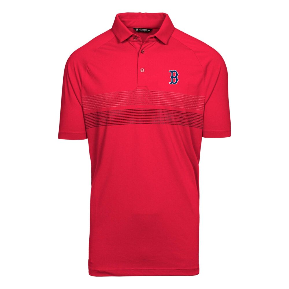 Men's Boston Red Sox  Levelwear Red Mason Insignia 2.0 Polo