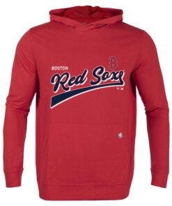 Men's Boston Red Sox  Levelwear Red  Relay 2.0 Retro Pullover Hoodie