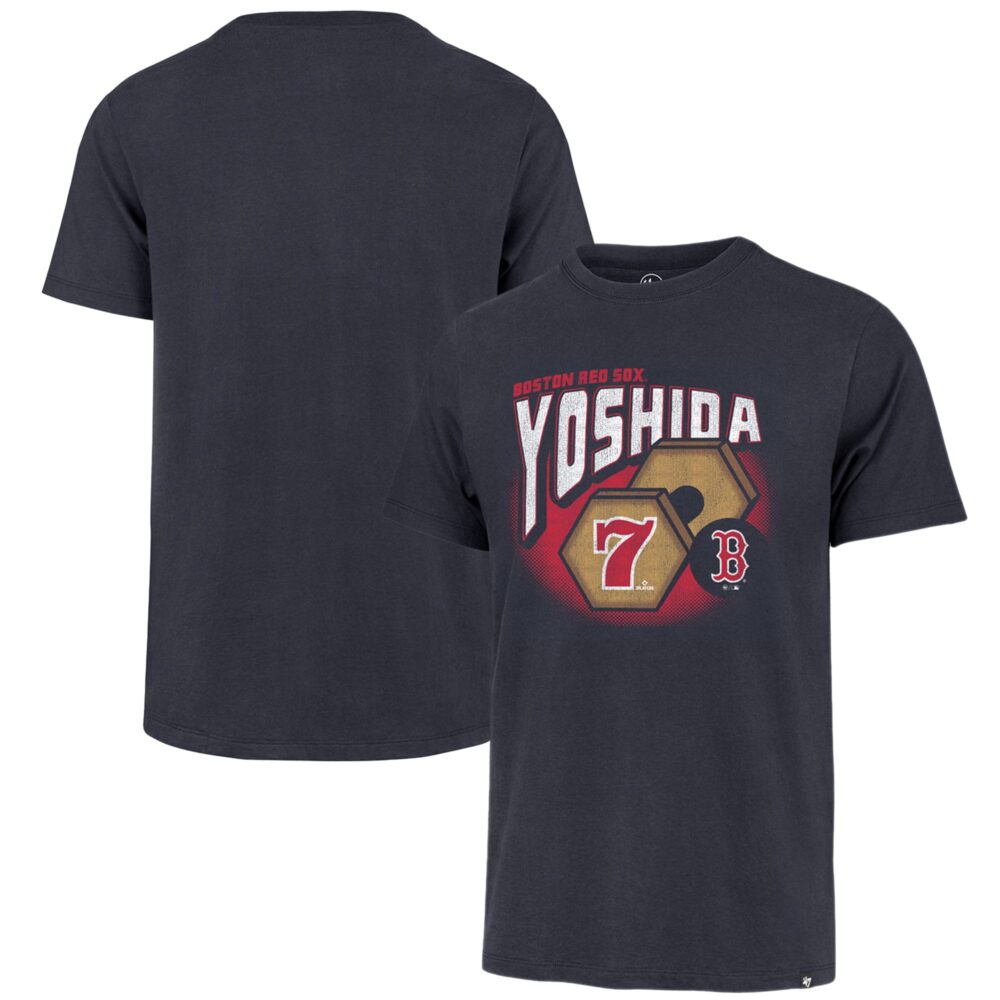 Men's Boston Red Sox Masataka Yoshida '47 Navy HR Celebration T-Shirt