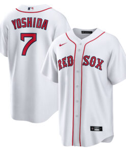 Men's Boston Red Sox Masataka Yoshida Nike White Replica Player Jersey