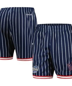 Men's Boston Red Sox Mitchell & Ness Navy Cooperstown Collection 2004 World Series City Collection Mesh Shorts