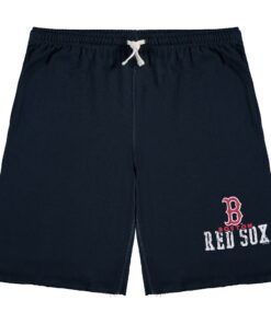 Men's Boston Red Sox Navy Big & Tall French Terry Shorts