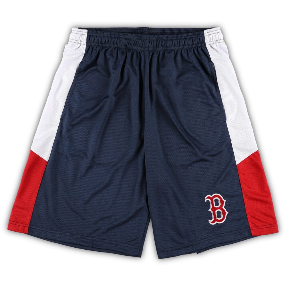 Men's Boston Red Sox Navy Big & Tall Team Shorts