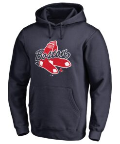 Men's Boston Red Sox Navy Hometown Collection BoSox Pullover Hoodie