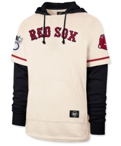 Men's Boston Red Sox Navy Short Stop Pullover Hoodie