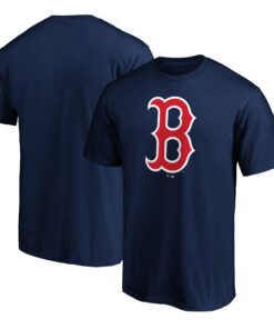 Men's Boston Red Sox Navy Team Color Primary Logo 2 T-Shirt