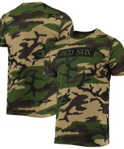 Men's Boston Red Sox New Era Camo Club T-Shirt